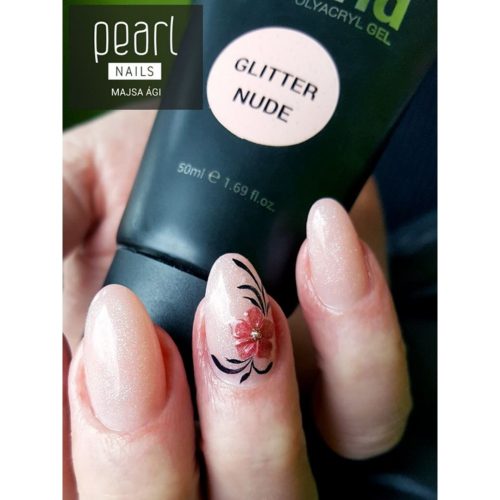 GLITTER NUDE - HYBRID POLYACRYL GEL - Pearl Nails