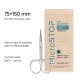 Microstop Sterilizáló-kraft tasakok Eco 75x150mm
