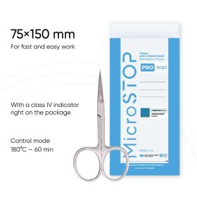 Microstop Sterilizáló-kraft tasakok Prozori 75x150mm