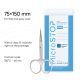 Microstop Sterilizáló-kraft tasakok Prozori 75x150mm