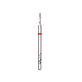   ÜLKA Gyémánt csiszolófej "flame" red 2,3 mm / 8 mm F238-F