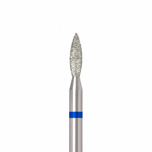 ÜLKA Gyémánt csiszolófej "flame" blue 2,3 mm / 8 mm F238-M