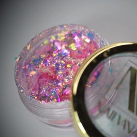 Chrome flakes pink