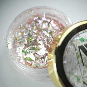 Chrome flakes Frozen Pink