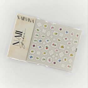 Körömmatrica - Csipkés virág