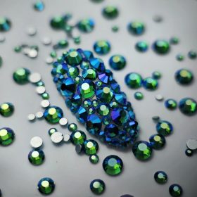 Strasszkő Blue Zircon MIX