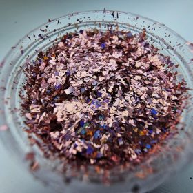 Glitter Flakes - Rose