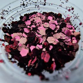Mix Glitter - Burgundy