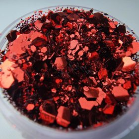 Mix Glitter - Santa red