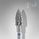 Staleks Karbid csiszolófej - “pine cone” kék - FT110B060/14