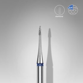   Staleks Gyémánt csiszolófej hegyes - "flame" mini kék - FA12B010/3