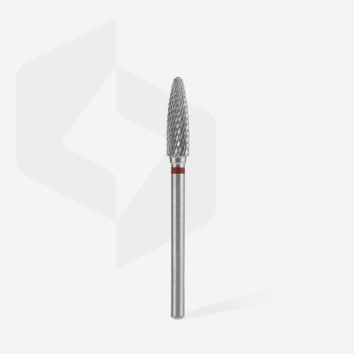 Staleks Karbid csiszolófej - “corn” piros - FT90R040/14