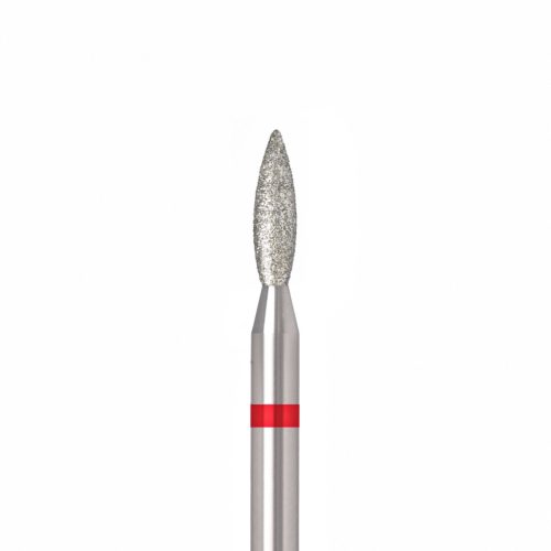 ÜLKA Gyémánt csiszolófej "flame" red 2,1 mm / 8 mm F218-F