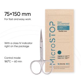 Microstop Sterilizáló-kraft tasakok Eco 75x150mm
