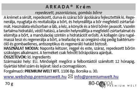 Arkada Krém 70g