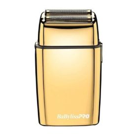 BaByliss PRO Double Foil fém borotva arany