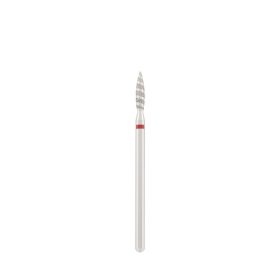   Divinity Gyémánt csiszolófej "tornado" piros L- 10,0 mm, 2,1 mm DBS-243R.021T