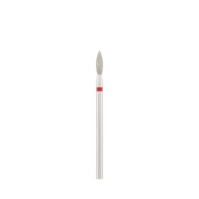   Divinity Gyémánt csiszolófej "flame" sharp piros L- 10,0 mm, 2,3 mm DBS-243R.023.SH