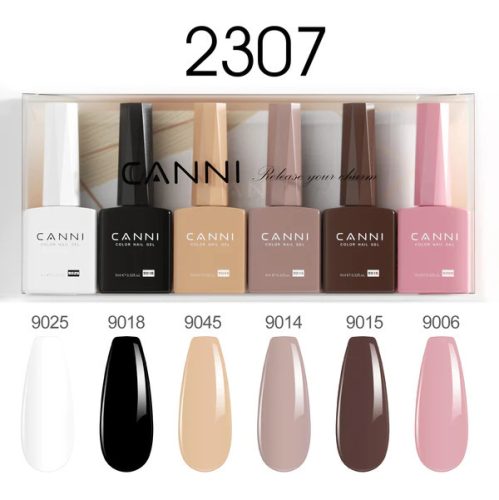 CANNI Hema Free Gél Lakk szett 6x9ml Classic Couture