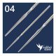 Vájt véső 2-es méret COLIBRI 04
