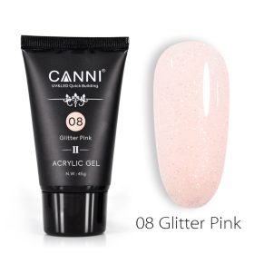 CANNI Akril PolyGel 45g 08 Glitter Pink