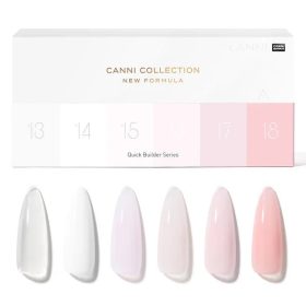 CANNI HEMA FREE Quick Builder Gel szett - 6x9 ml - Q1