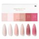 CANNI HEMA FREE Quick Builder Gel szett - 6x9 ml - Q2