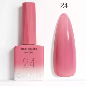 CANNI HEMA FREE Quick Builder Gel - 9 ml - X24 Pinky Cover