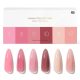 CANNI HEMA FREE Rubber Base Gel szett - 6x9 ml - R2