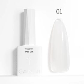 CANNI HEMA FREE Rubber Base Gel - 9 ml - X01 Milky White