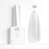 CANNI HEMA FREE Rubber Base Gel - 9 ml - X03 Shiny Silver