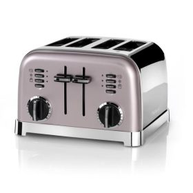   Cuisinart Többfunkciós kenyérpirító 4 szeletes 1800W - gyöngyház rózsaszín