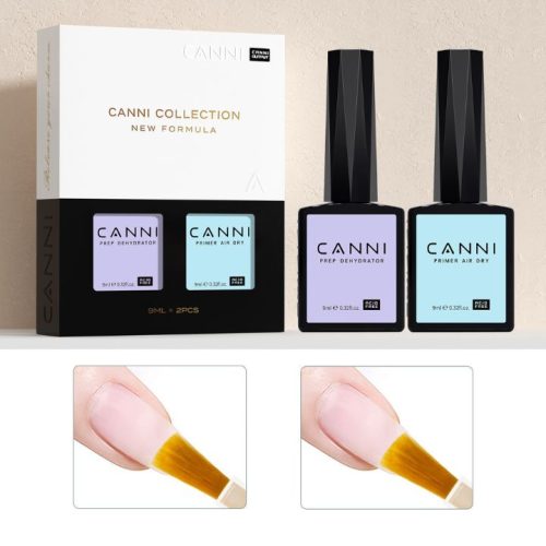 CANNI  Nail Prep + Primer szett 2x9 ml TPO mentes