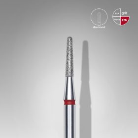   Staleks Gyémánt csiszolófej - "frustum" piros - FA70R018/8