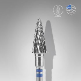   Staleks Karbid csiszolófej balkezeseknek - “cone” kék - FT73B060/14
