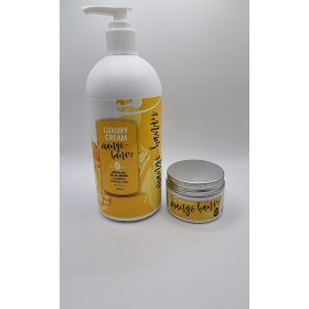 Luxury Nails Kéz és testápolókrém Mangó Banán 500 ml Pumpás
