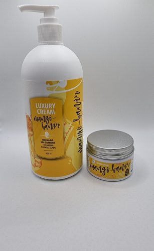 Luxury Nails Kéz és testápolókrém Mangó Banán 70ml Tégelyes