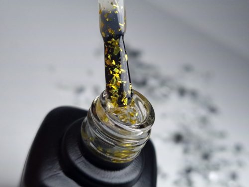 Luxury Nails Galaxy Top Gold