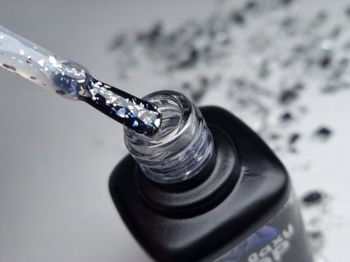Luxury Nails Galaxy Top Silver