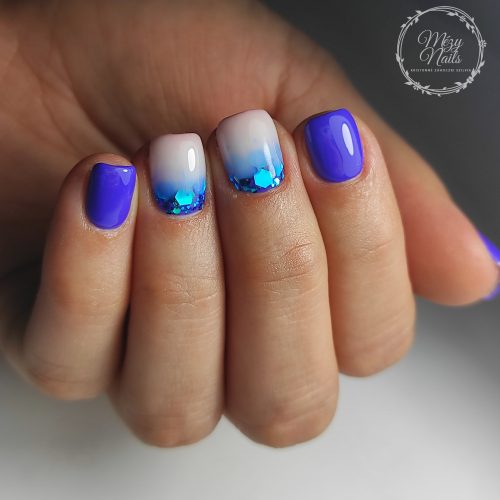 034 Gél Lakk Luxury Nails - Csemez  (liláskék)