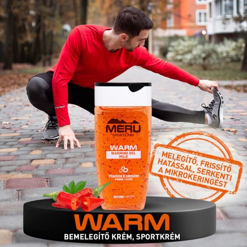 WARM - Bemelegítő krém, sportkrém - normál - 150ml