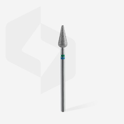 Staleks Gyémánt csiszolófej DUO - "pointed pear" kék-zöld - FA100BG050/12