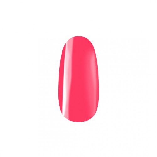 Neon Pink Gummy Base Pearl Nails