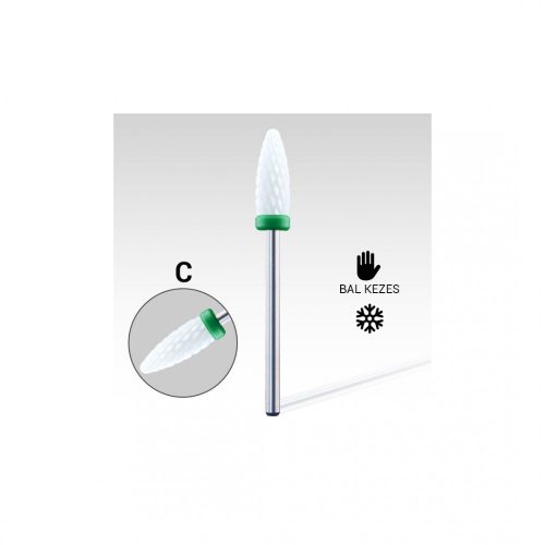 BALKEZES Láng forma, Kerámia csiszolófej