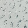 Körömmatrica - Silver Leaves