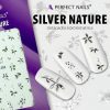 Körömmatrica - Silver Nature