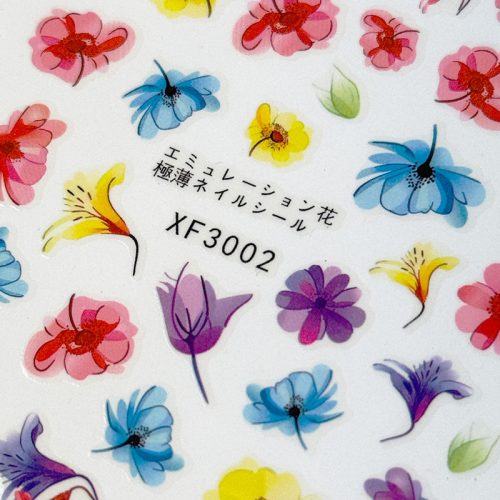 Körömmatrica - Summer Bouquet