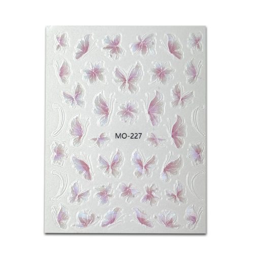 Körömmatrica - Holo Butterflies II.