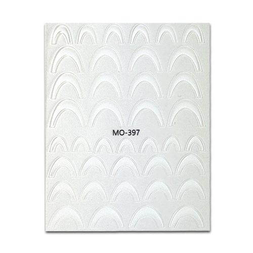 Körömmatrica - Easy French White Mini