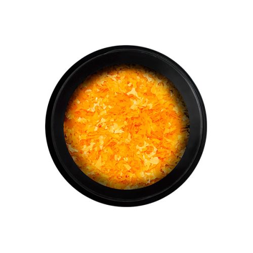 Neon Flakes körömdíszítő pehely - orange
